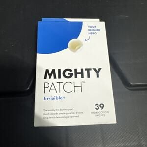 NIB Hero. Mighty Patch; INVISIBLE+; 39 Hydrocolloid Patches; Exp. 01/2027